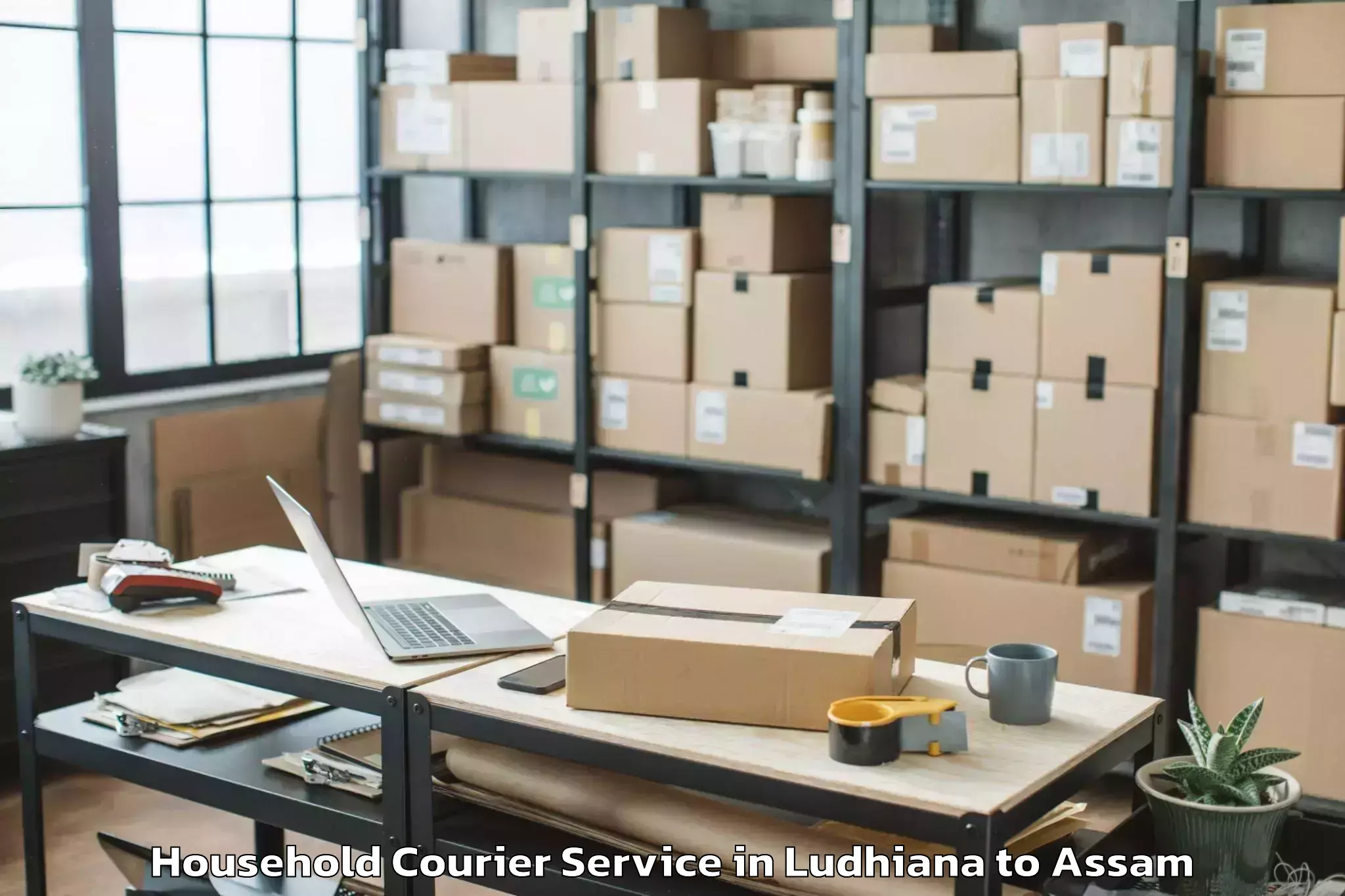 Book Your Ludhiana to Kampur Town Household Courier Today